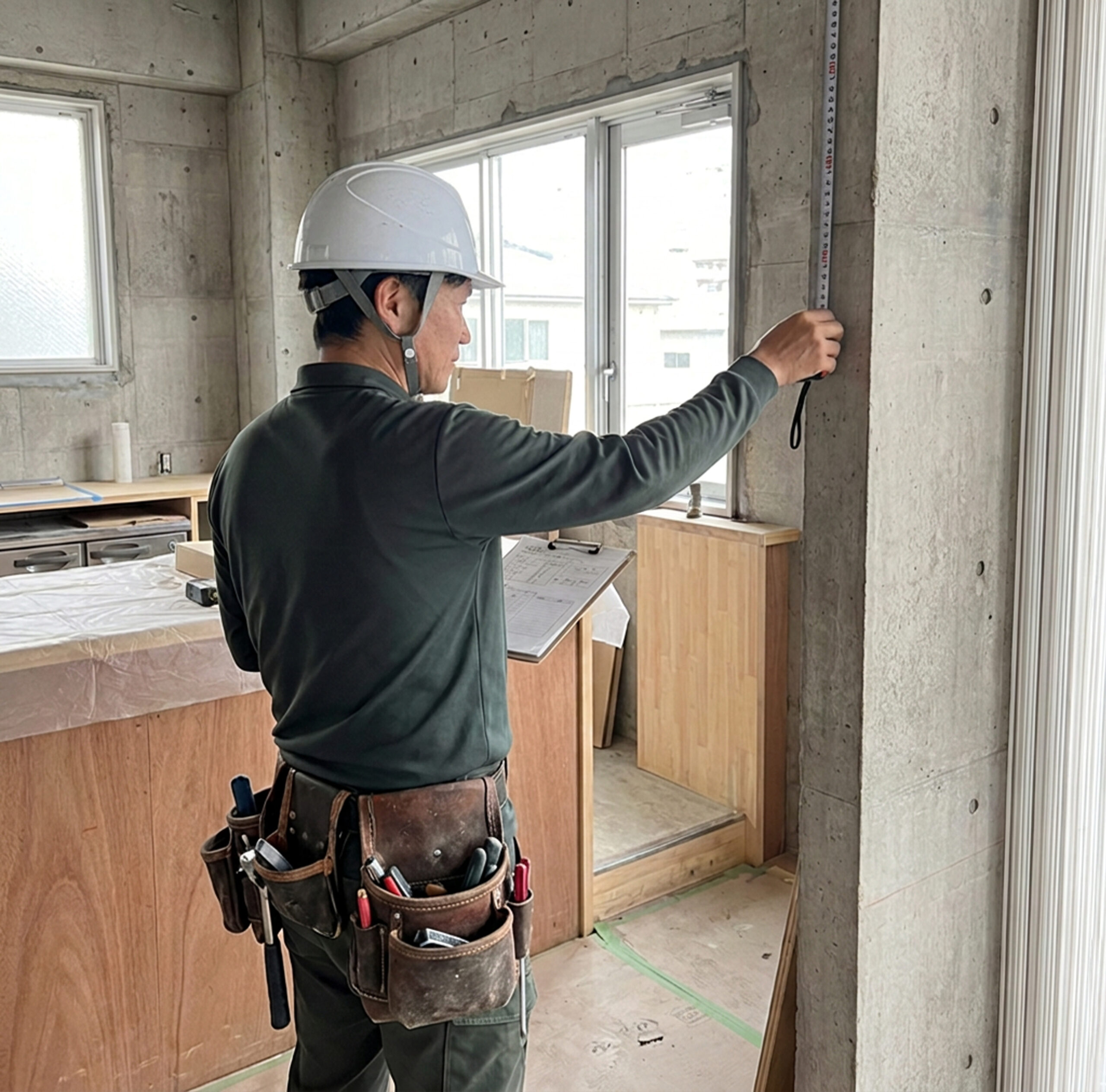 自社職人による施工